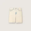 Herren-Bermudashorts aus hellem, sandfarbenem Denim
