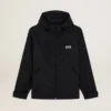 Herren-Windjacke mit kontrastierendem weißem Logo und Stern