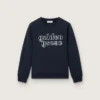 Journey-Jungen-Sweatshirt aus blauer Baumwollmischung mit kontrastierendem Logo