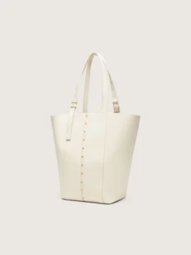 24/7-Tasche „North South“ aus butterfarbenem Leder mit verstellbaren Henkeln