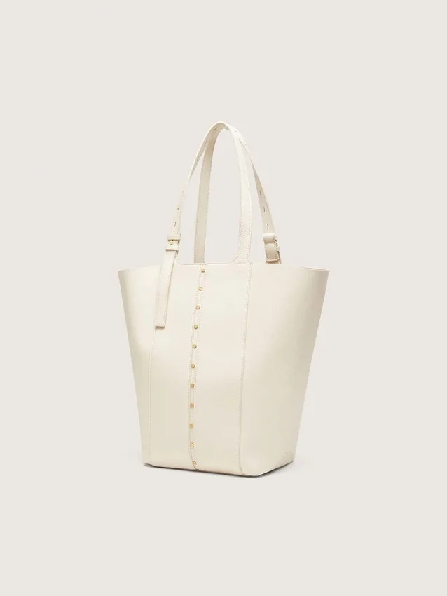 24/7-Tasche „North South“ aus butterfarbenem Leder mit verstellbaren Henkeln