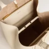24/7-Tasche „North South“ aus butterfarbenem Leder mit verstellbaren Henkeln