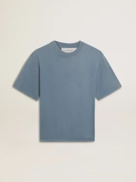 Babyblaues Hemd mit umgekehrtem Logo auf der Rückseite – Jersey Capsule