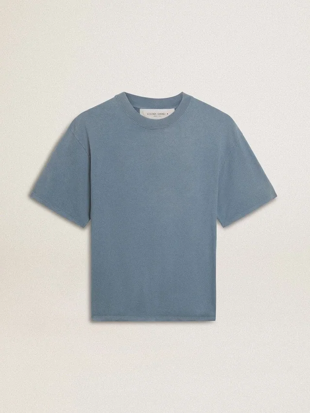 Babyblaues Hemd mit umgekehrtem Logo auf der Rückseite – Jersey Capsule