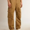 Beige-khakifarbene Cargohose
