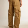Beige-khakifarbene Cargohose
