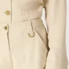 Beigefarbene Viskosehose für Damen