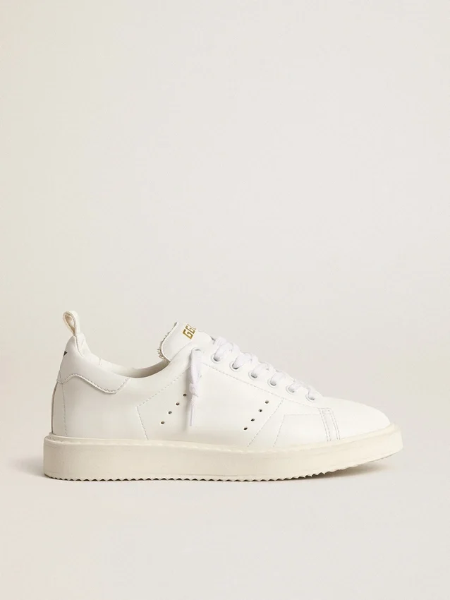 Bio-basierter Herren-Sneaker „Starter“ mit weißem Stern und Fersenlasche