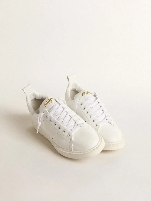 Bio-basierter Herren-Sneaker „Starter“ mit weißem Stern und Fersenlasche