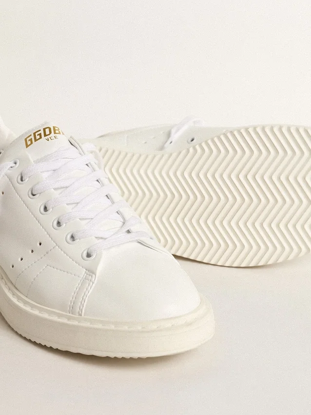 Bio-basierter Herren-Sneaker „Starter“ mit weißem Stern und Fersenlasche