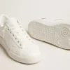 Bio-basierter Purestar für Damen mit weißem Stern und Fersenlasche mit Spiegeleffekt