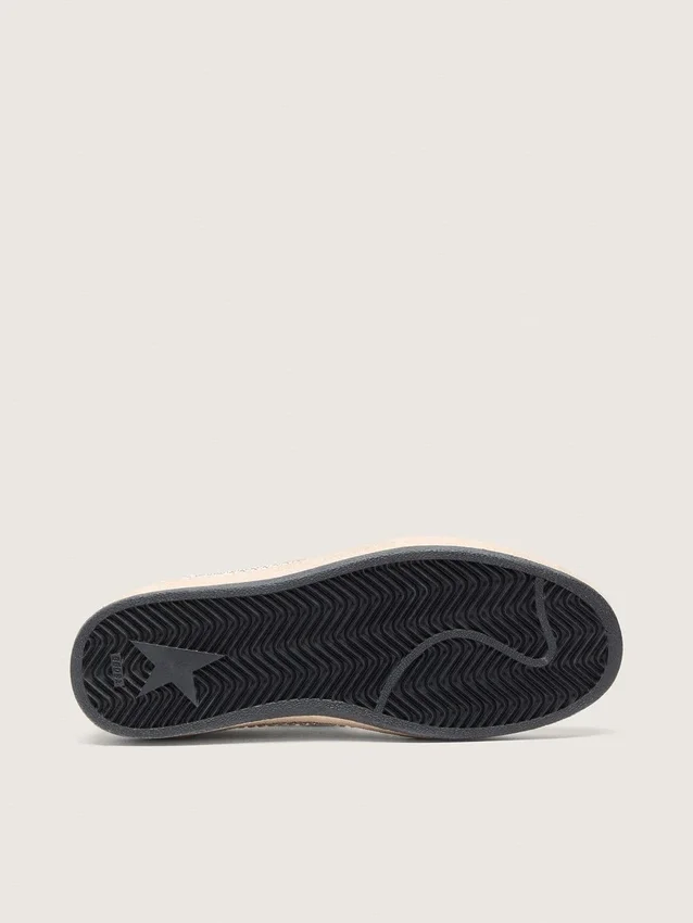 Damen-Ball Star mit Swarovski-Kristallen und grauem Wildleder-Stern