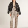 Damen-Jogginghose mit Blumenmuster
