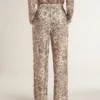 Damen-Jogginghose mit Blumenmuster