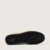 Damen-Sneaker „Ball Star“ aus Nappaleder mit silbernem Glitzerstern und Fersenlasche