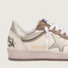 Damen-Sneaker „Ball Star LTD“ aus Nappaleder mit metallischem Stern und Einsätzen auf Bio-Basis