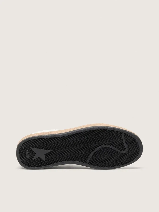 Damen-Sneaker „Ball Star Wishes“ aus Nappaleder mit Glitzerstern und Fersenlasche