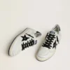 Herren-Ball Star-Wishes aus Nappa mit schwarzem Naplak-Stern und Fersenlasche