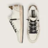 Herren-Sneaker „Ball Star Wishes“ mit Stern aus Wildleder und Fersenlasche aus Ponyfell mit Leopardenmuster