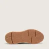 Damen-Sneaker „Running Sole“ aus Mesh und weißem Nappaleder