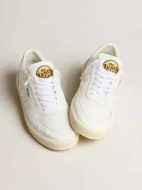 Damen-Sneaker „Tenth Star“ aus weißem Leder