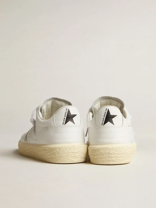 Damen-Sneaker „Tenth Star“ aus weißem Leder