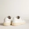 Damen-Tennisschuhe aus weißem Leder