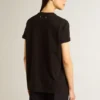 Distressed-Hemd für Damen in Regular-Fit, schwarz