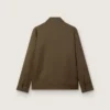 Herren-Coach-Jacke aus Wollgabardine mit Stickerei
