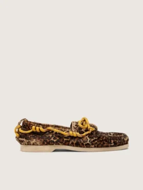 Herren-Loafer „Cruise“ aus Ponyleder mit Leopardenmuster