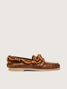 Herren-Loafer „Cruise“ aus tabakfarbenem Leder
