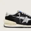 Herren-Marathon mit schwarzem Ripstop-Nylon-Obermaterial und silbernem Stern
