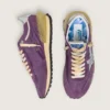 Damen-Marathon mit violettem Nylon-Obermaterial und weißem Stern