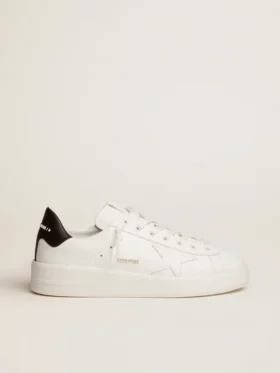 Herren-Purestar mit Lederstern und schwarzer Fersenlasche aus Leder