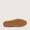 Herren-Sneaker „Ball Star LTD“ aus tabakfarbenem Wildleder mit silbernem Stern
