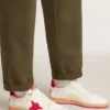 Herren-Sneaker „Ball Star Wishes“ aus weißem Leder mit rotem Stern und Fersenlasche