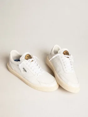 Herren-Sneaker „Tenth Star“ aus weißem Leder