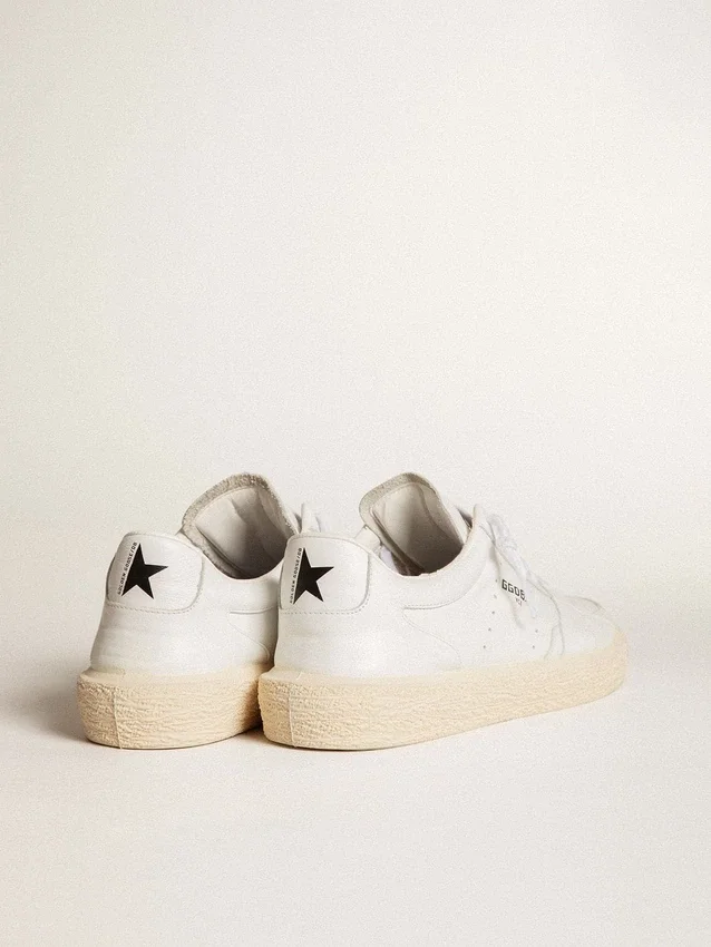 Herren-Sneaker „Tenth Star“ aus weißem Leder