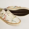 Herren-Super-Star LTD mit perforiertem Stern und Fersenlasche aus Metallic-Leder