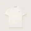 Herren-T-Shirt aus vintage-weißem Baumwolljersey