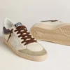 Herrenmodell „Ball Star LTD“ aus Nappaleder mit Nappa-Stern und Lederlasche an der Ferse
