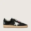 Herrenmodell „Ball Star LTD“ aus schwarzem Wildleder mit Lederwaren