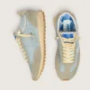 Herrenmodell „Marathon“ mit hellblauem Nylon-Obermaterial und pastellblauem Stern