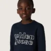 Journey-Jungen-Sweatshirt aus blauer Baumwollmischung mit kontrastierendem Logo