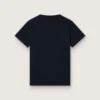 „Journey“-T-Shirt für Jungen aus blauem Baumwolljersey mit digitalem Maskottchen-Print