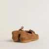 Junior-Cruise-Loafer aus hellbraunem Wildleder