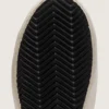 Junior Old School aus weißem Leder mit silbermetallischem Lederstern und silbernen Kristalleinsätzen