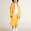 Orangefarbenes Sweatshirt für Jungen mit Reißverschluss