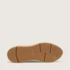„Running Sole“ aus grauem Wildleder mit weißem Stern und weißer Fersenlasche