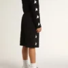 Schwarze Bermudashorts für Jungen mit weißen Sternen
